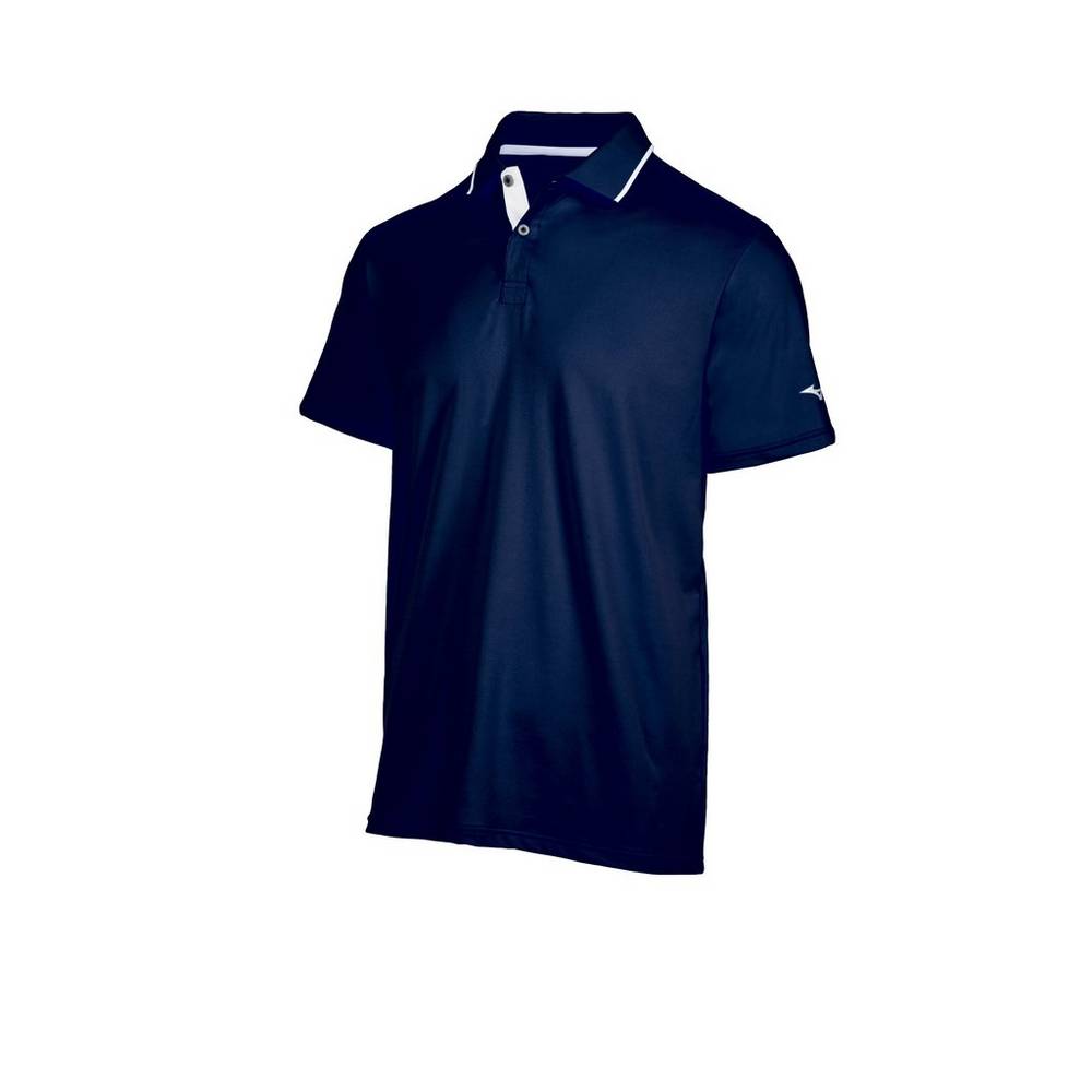 Polo Mizuno Performance Uomo - Blu Marino - 31829-MTXB